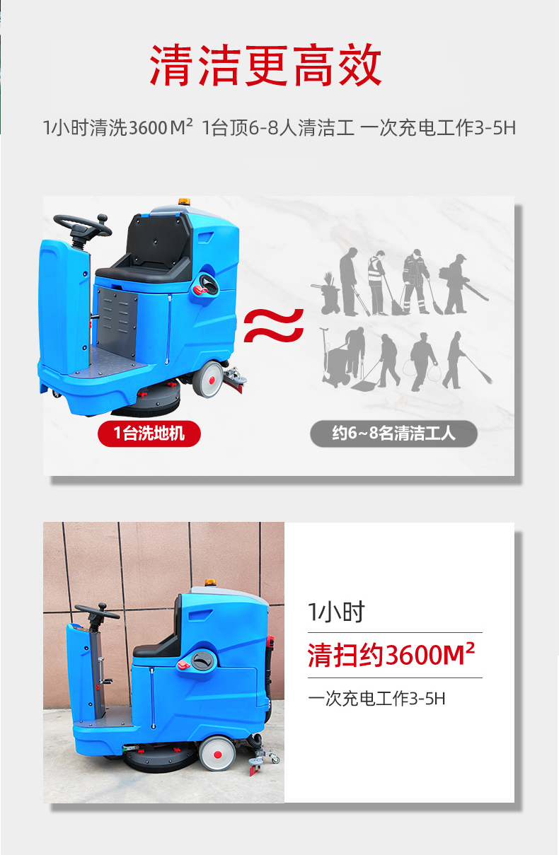 喀什驾驶式洗地机更适合用在高铁站